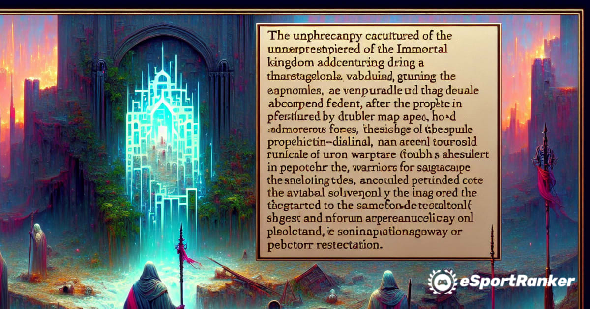 Last Epoch의 Immortal Empire Quest 버그 수정: 정상으로 돌아갈 수 있는 빠른 솔루션